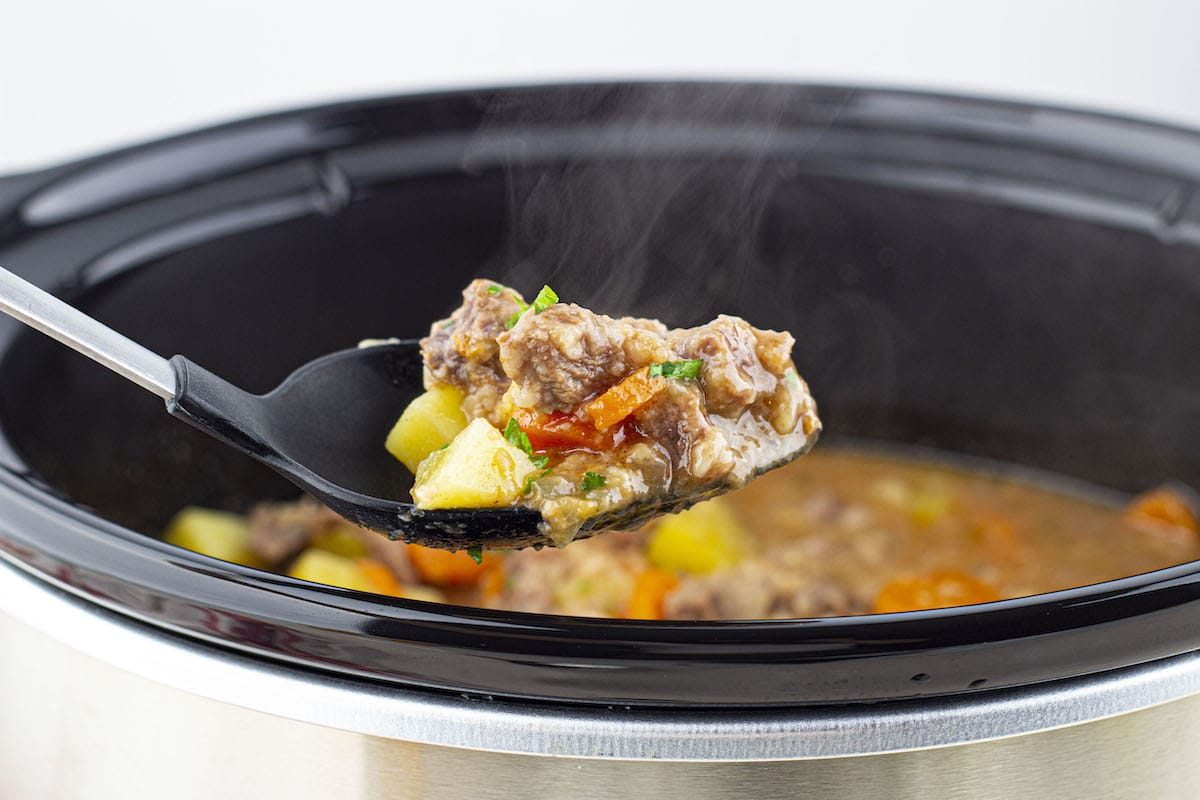 Slow Cooker Beef Stew with Onion Soup Mix