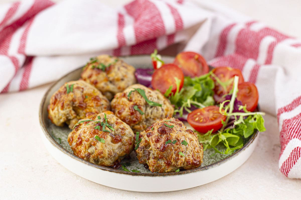 sausage balls with cream cheese