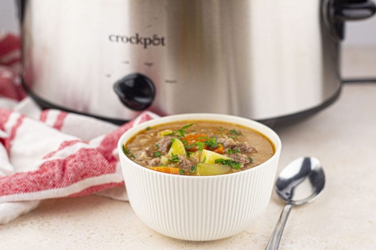 Slow Cooker Beef Stew with Onion Soup Mix