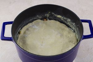 step 9 dutch oven chicken pot pie