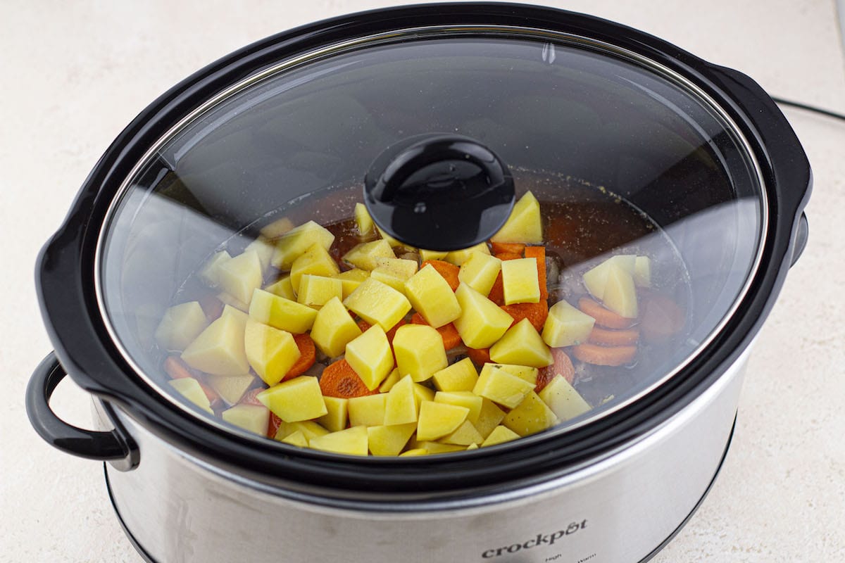 Slow Cooker Beef Stew with Onion Soup Mix