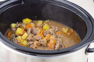 step 9b slow cooker beef stew with onion soup mix