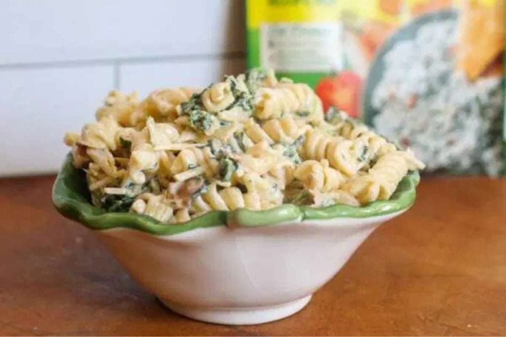 SPINACH ARTICHOKE PASTA SALAD BY JCP EATS