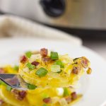 crockpot scalloped potatoes and ham recipe