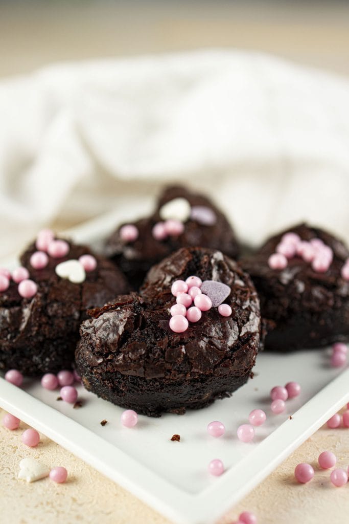 heart shaped brownies recipe