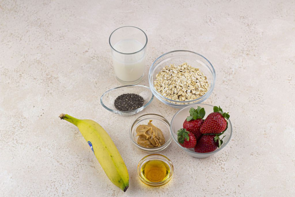 ingredients for overnight oats without yogurt