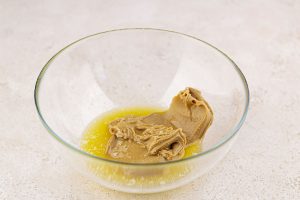 step 2a peanut butter balls with rice krispies