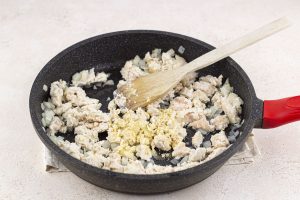 step 3b chicken egg roll in a bowl