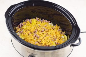 step 3b crockpot scalloped potatoes and ham