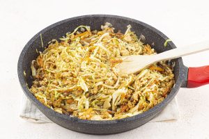 step 5 chicken egg roll in a bowl