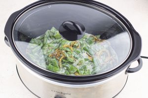 step 6 crockpot green bean casserole