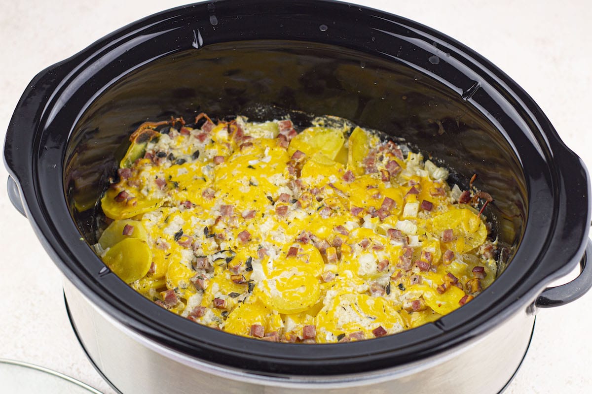 Crockpot Scalloped Potatoes And Ham