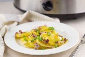 step 6b crockpot scalloped potatoes and ham