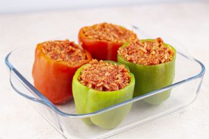 step 9a turkey stuffed bell peppers