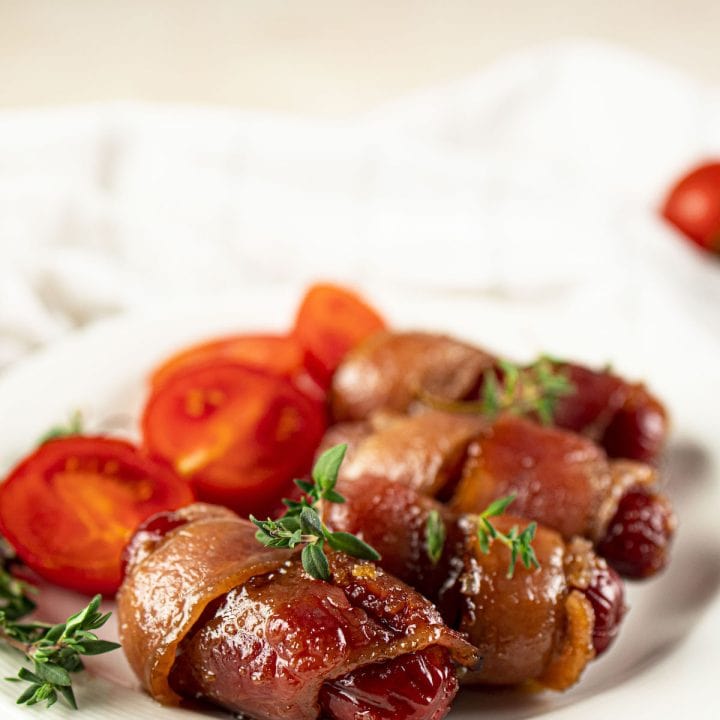Bacon Wrapped Smokies with Brown Sugar and Butter Recipe
