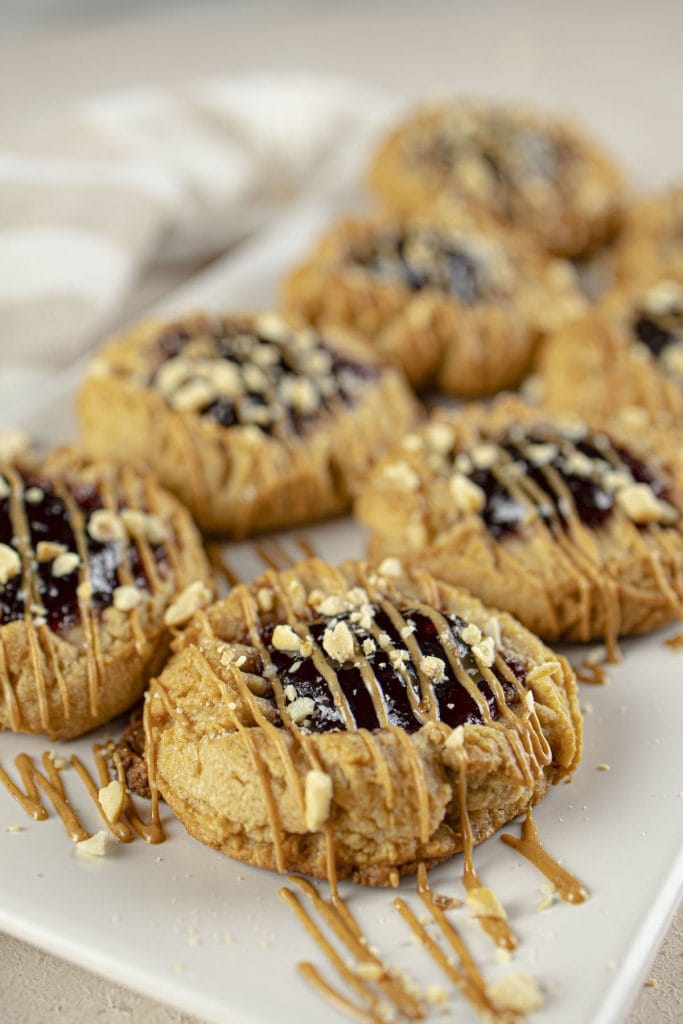 Easy Peanut Butter and Jelly Cookies
