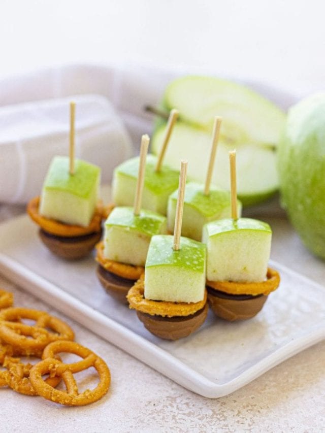 Mini Caramel Apple Bites: Easy Recipe with Only 3 Ingredients!