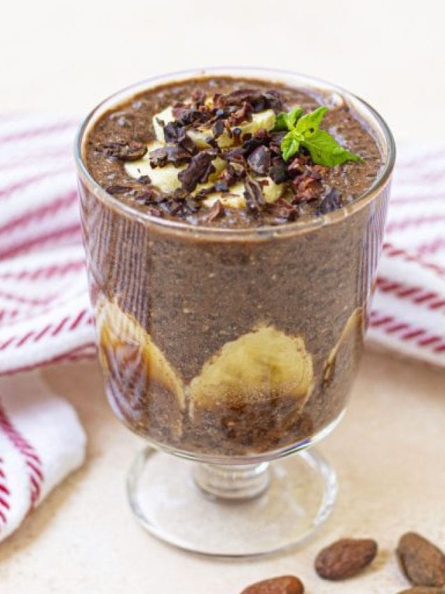 Perfectly Creamy Banana Chia Seed Pudding