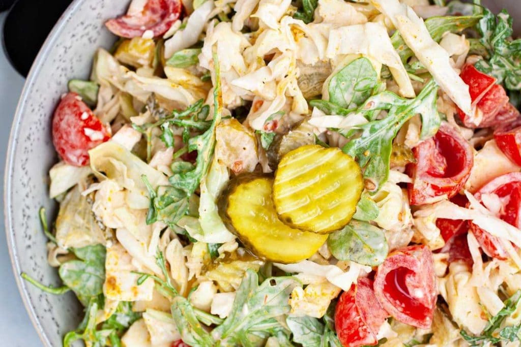 Cabbage And Arugula Salad by My Chefs Apron