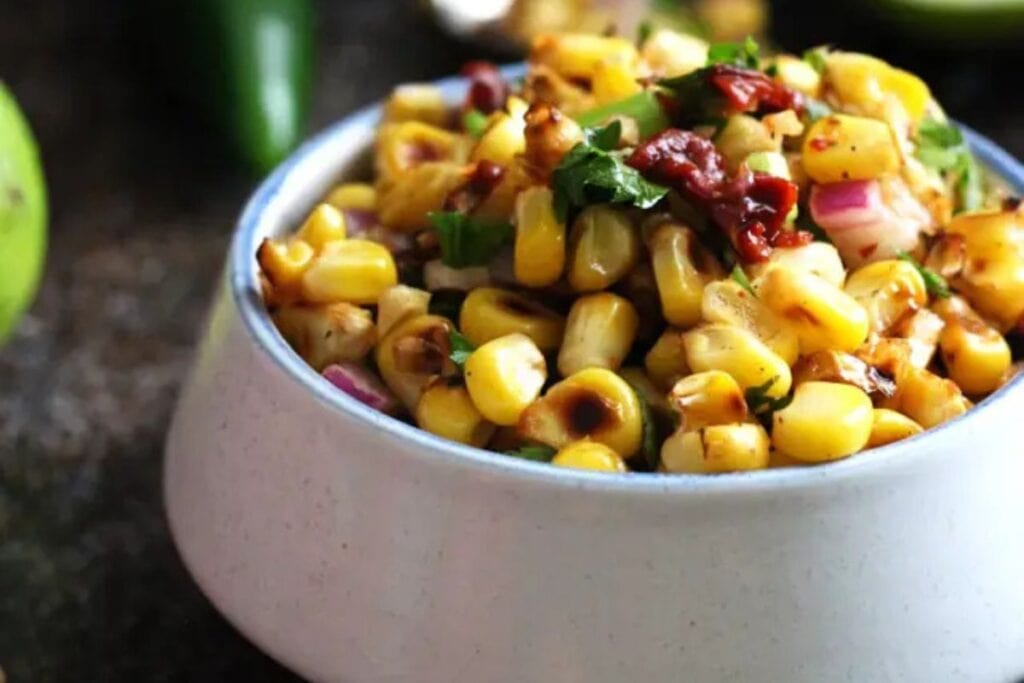 Chipotle Corn Salsa by Happy Kitchen