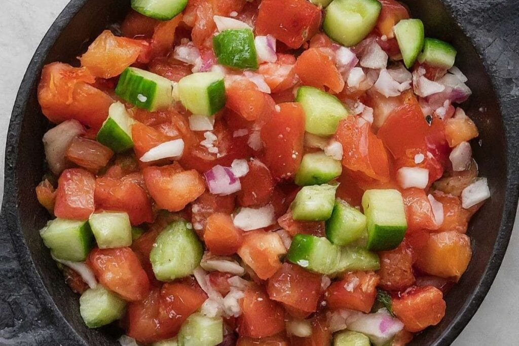 Cucumber Tomato And Onion Salsa by Recipe Idea Shop