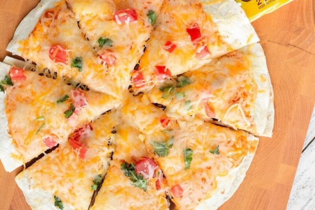 Easy Mexican Pizza by The Soccer Mom Blog
