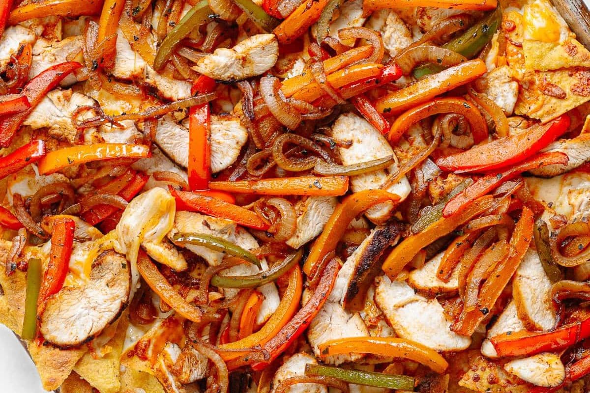 Fajita Nachos by Maple and Mango