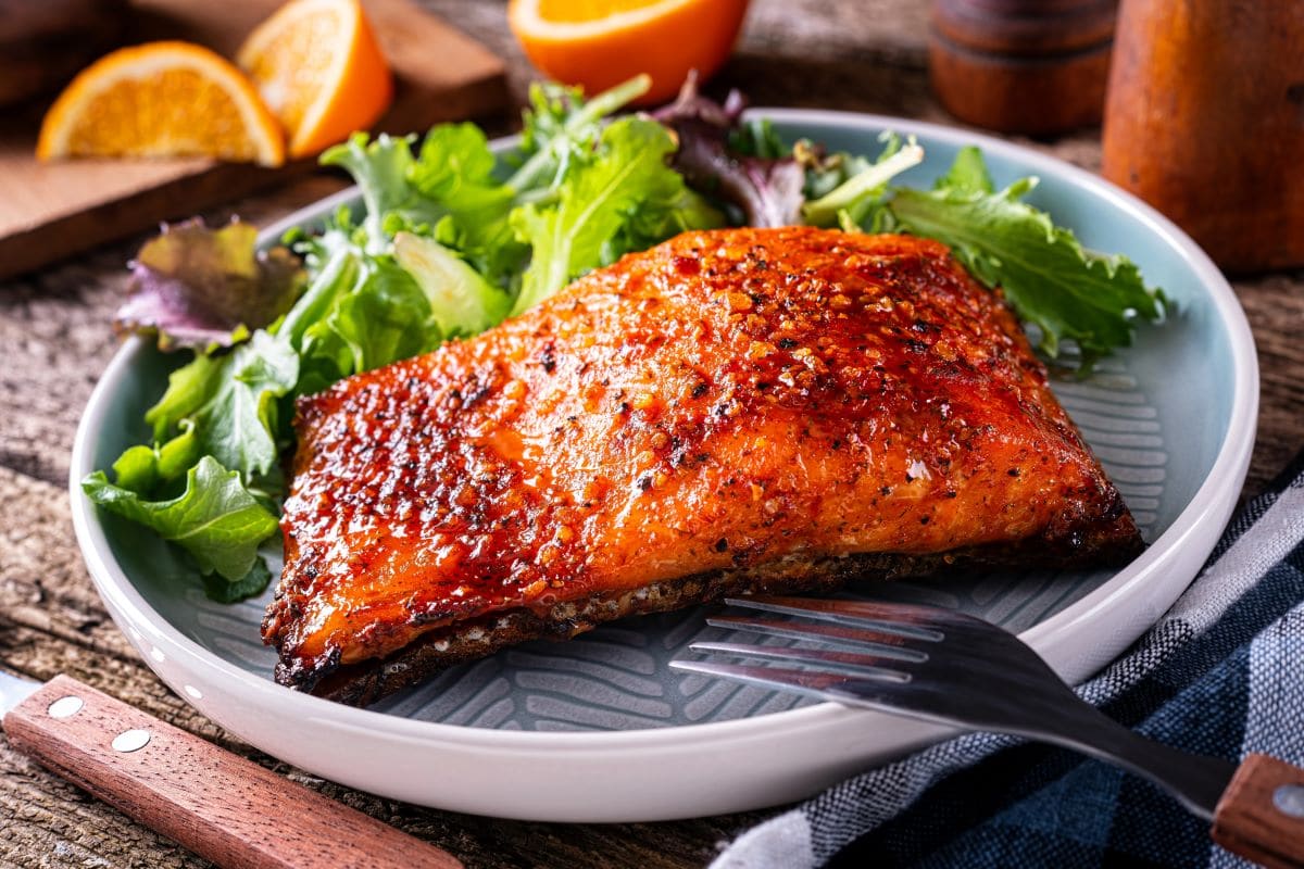Glazed salmonFudio