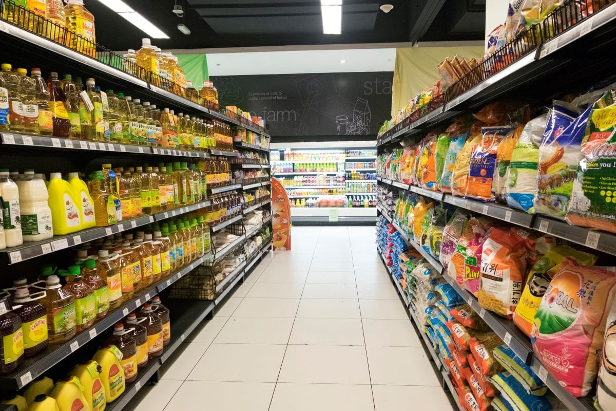 Grocery store interiorXicro