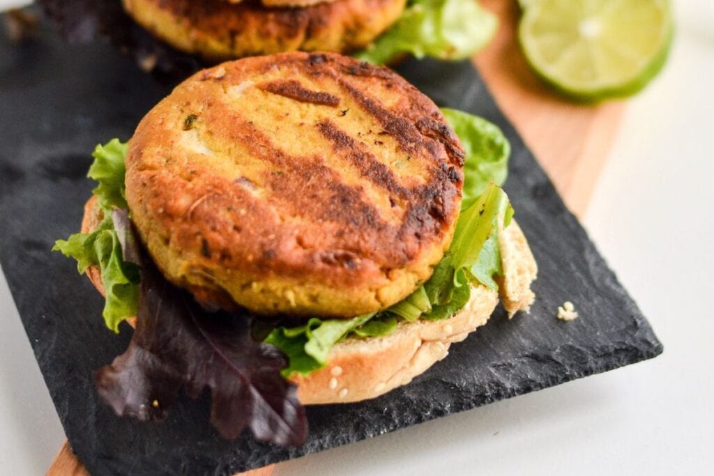 Jackfruit Burger Patty by DIY Candy