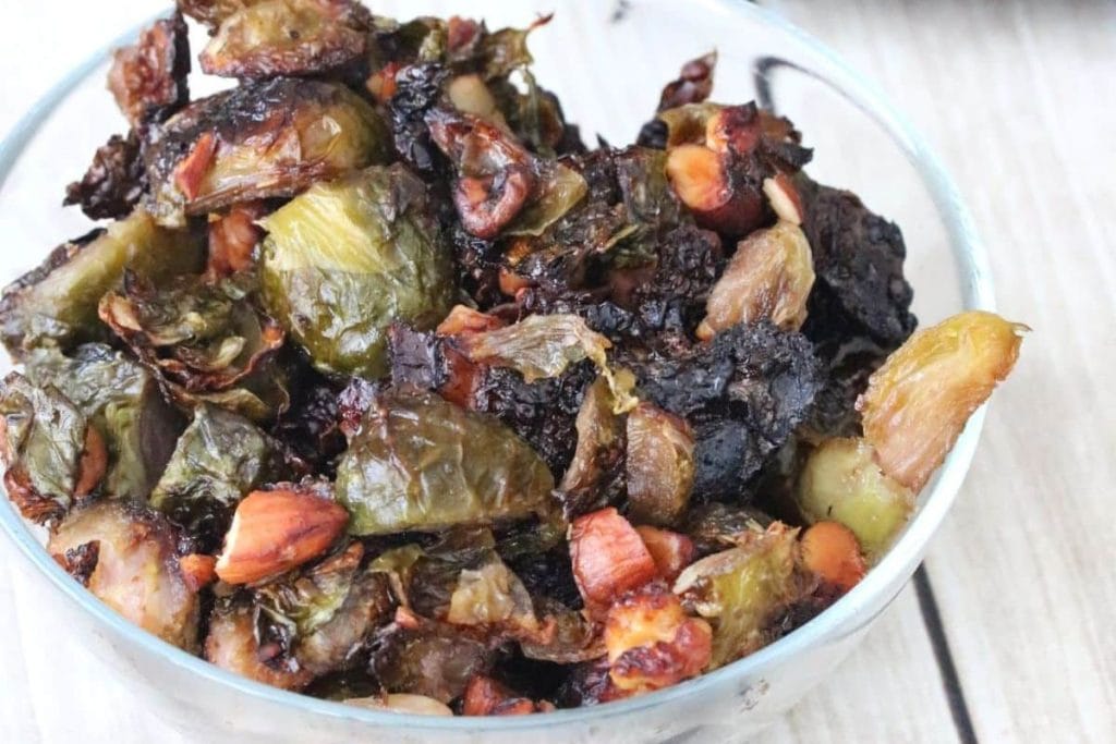 Maple Candied Brussels Sprouts by Fit As A Mama Bear