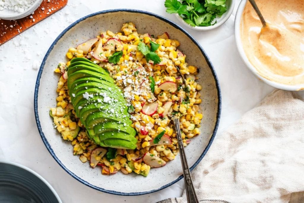 Mexican Street Corn Salad by I Heart Eating
