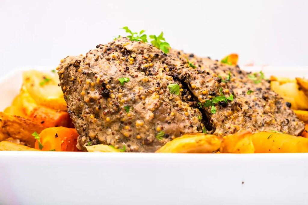 Mustard Roast Beef Brisket by Athlete Lunchbox