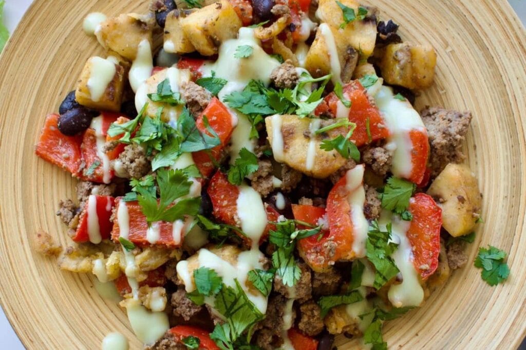 Plantain Taco Bowls with Black Beans by Lemons N Lime