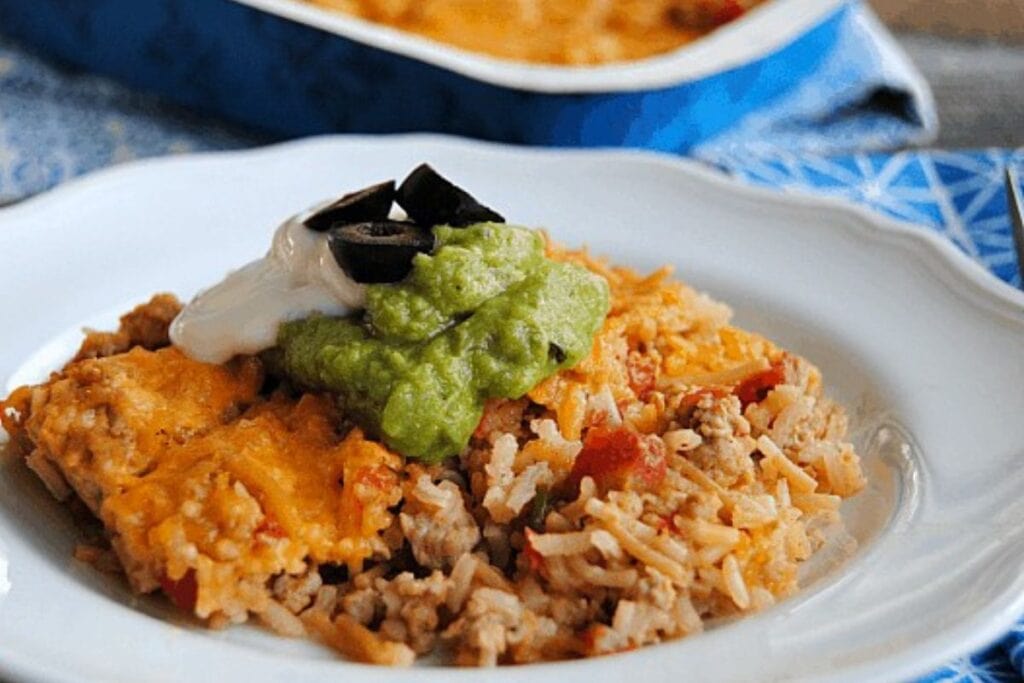 Pork Taco Rice Casserole by Shaken Together Life