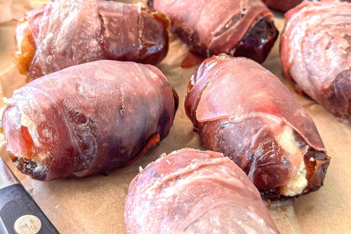 Prosciutto Wrapped Dates by Simple and Fraiche