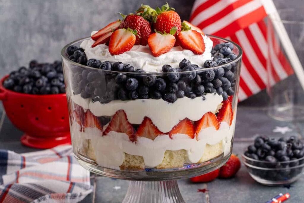 Red White and Blue Trifle by In The Kitch