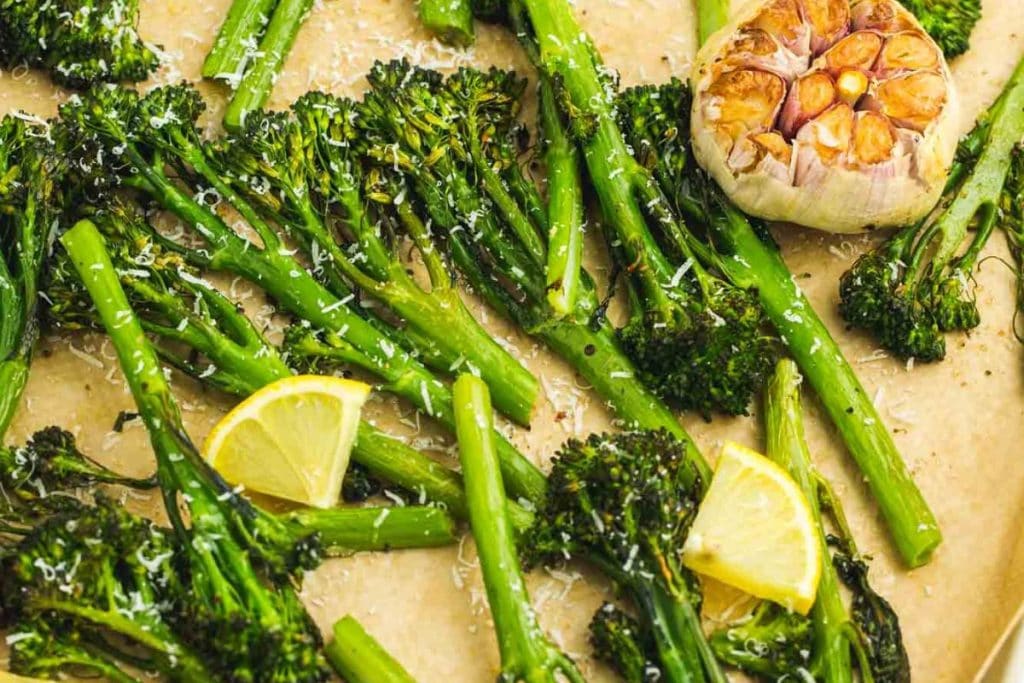Roasted Broccolini by Little Sunny Kitchen