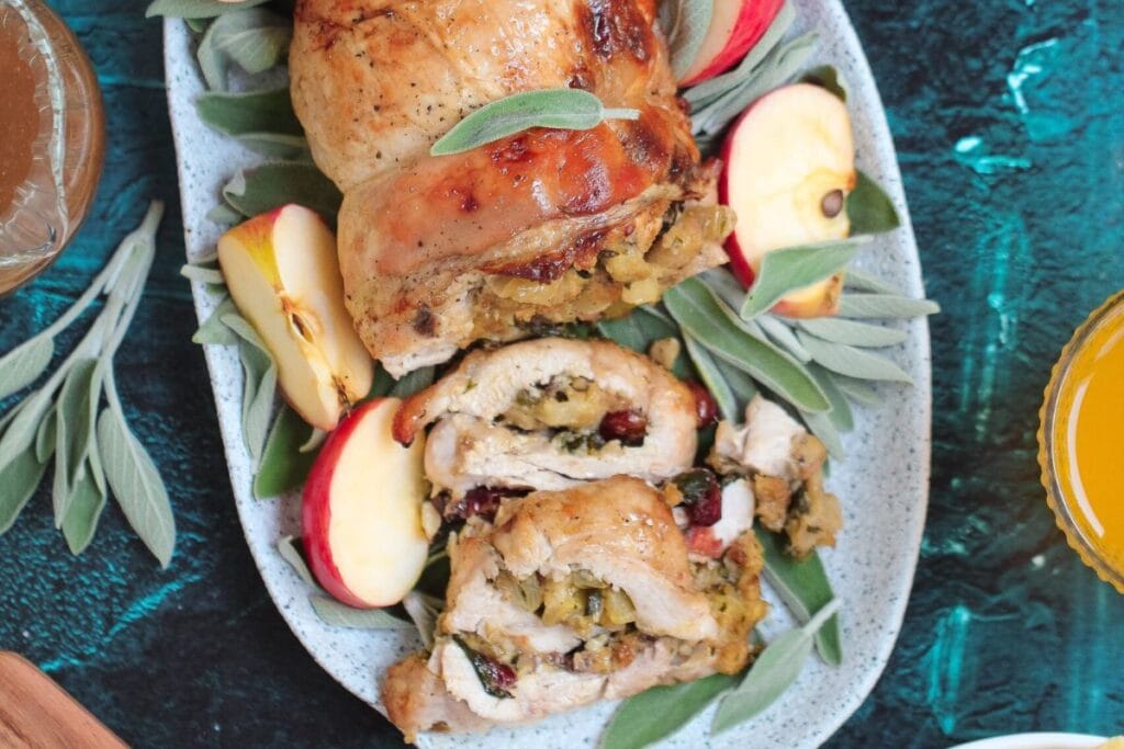 Stuffed Turkey Breast by Frugal Mom Eh