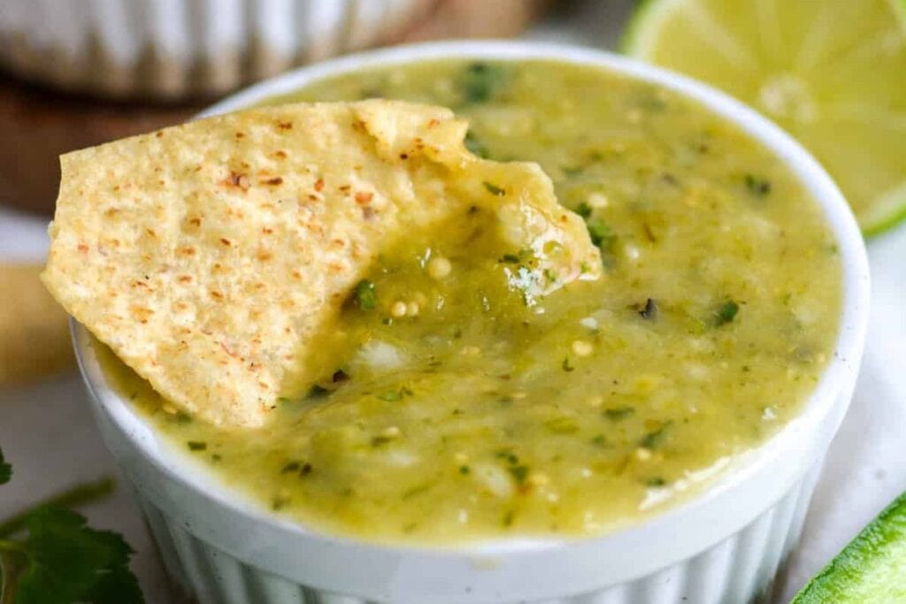 Tomatillo Salsa by Earthly Provisions