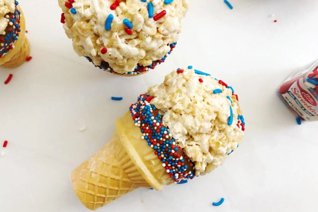 Red White and Blue Food