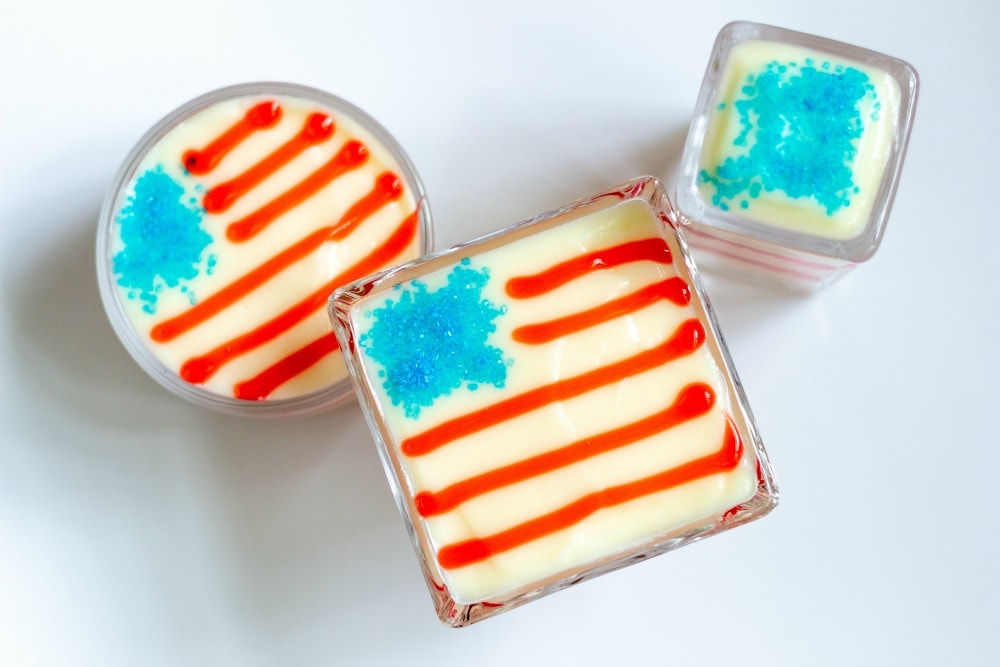 4th of July Pudding Parfait by A Magical Mess