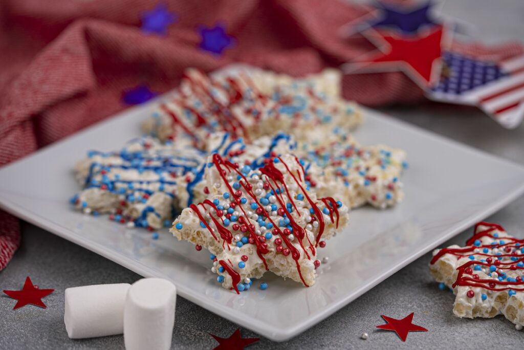 4th of July Rice Krispie Treats FPW