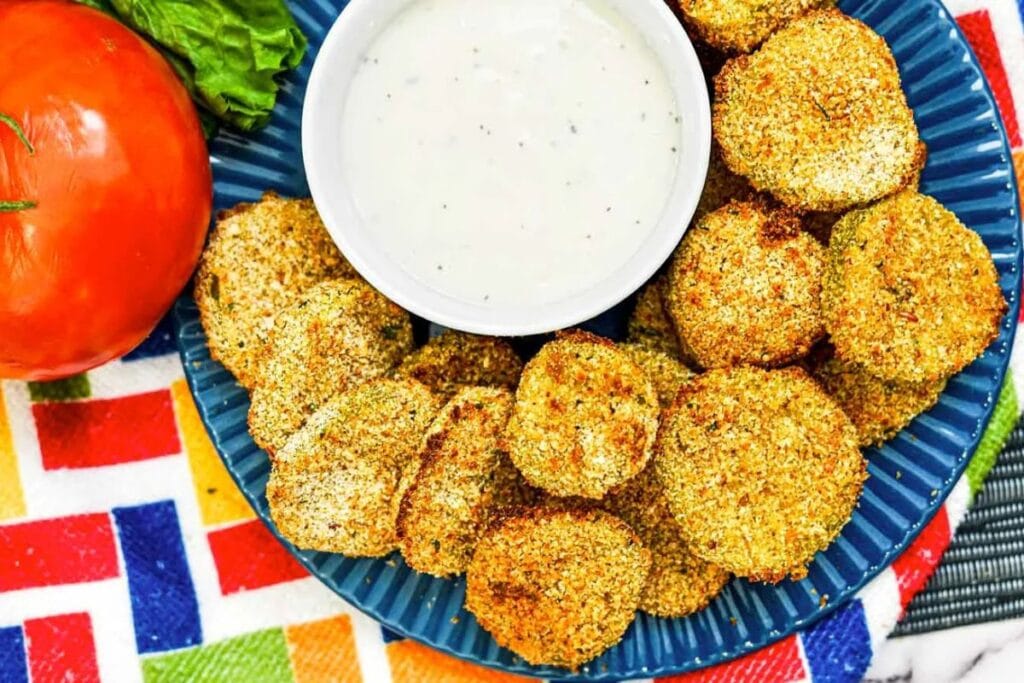 Air Fryer Pickles by Top Rockin
