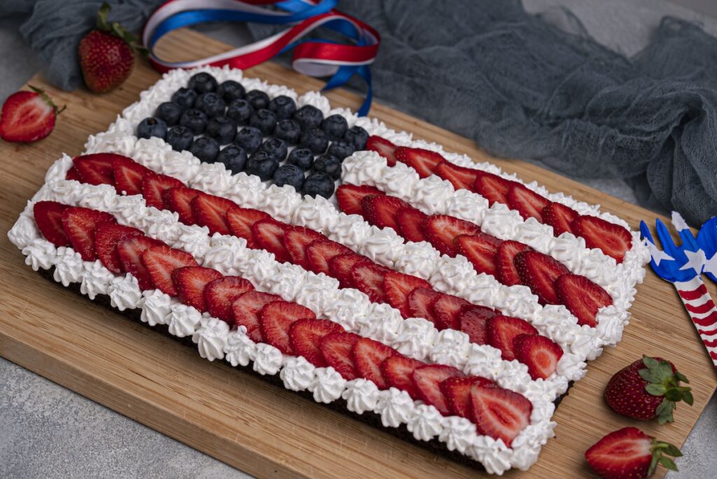 American Flag Cake FPW