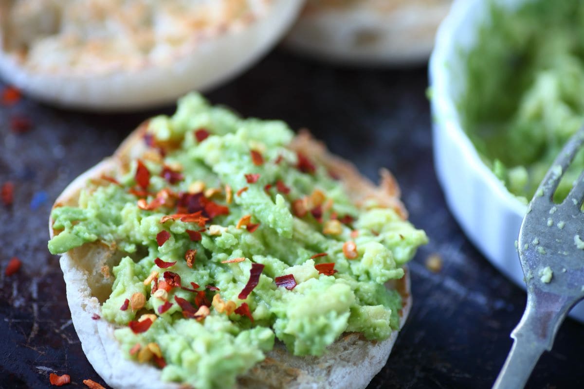 Avocado toast roundsAliced