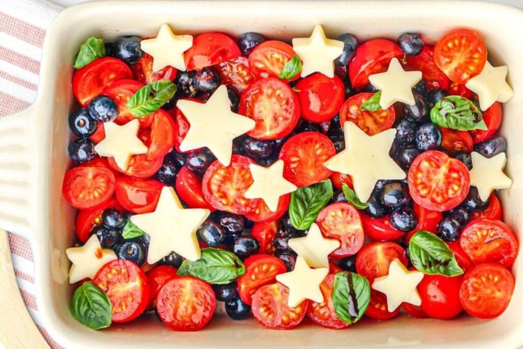 Red White and Blue Food