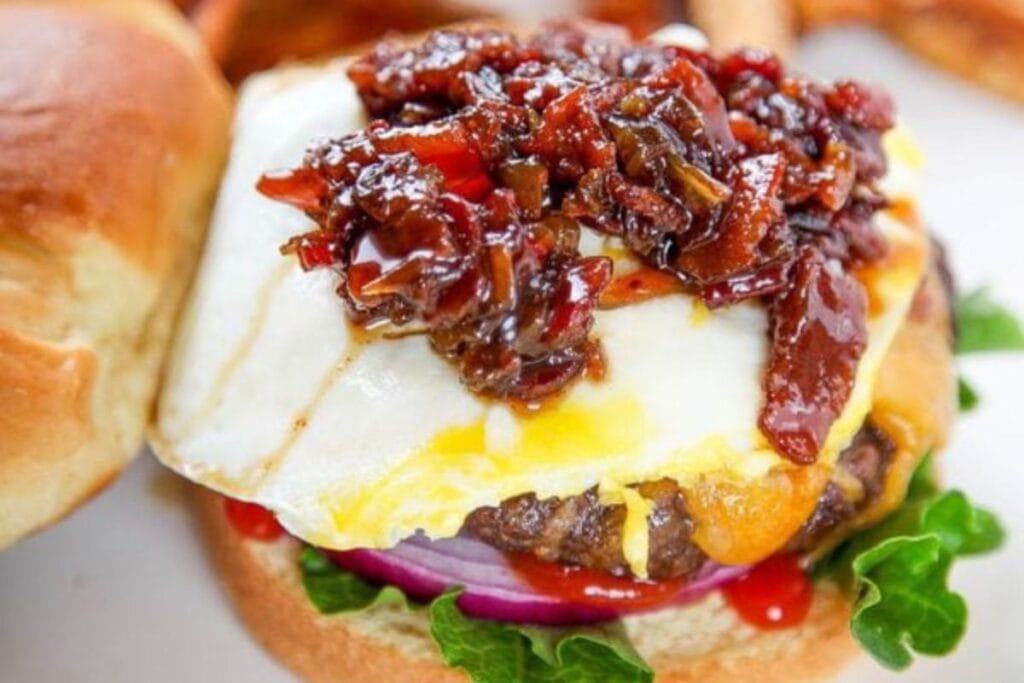 Breakfast Burger by Baking Beauty