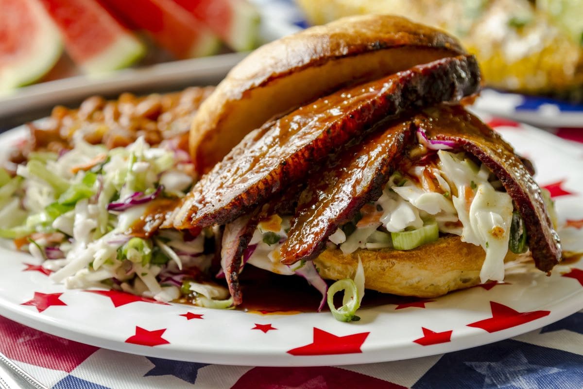 Brisket BBQ sandwichTeriVirbickis