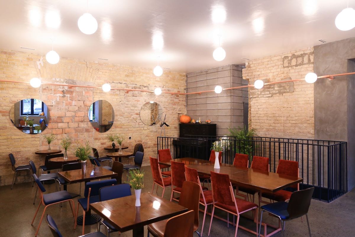 Cafe interior mirroring rose cafeSisterspro